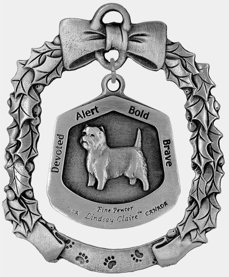 Chow-Chow Dog Christmas Ornament - Lindsay Claire Pewter decor by Hampshire Pewter