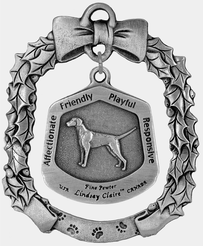 Dalmatian Dog Christmas Ornament - Lindsay Claire Pewter decor by Hampshire Pewter