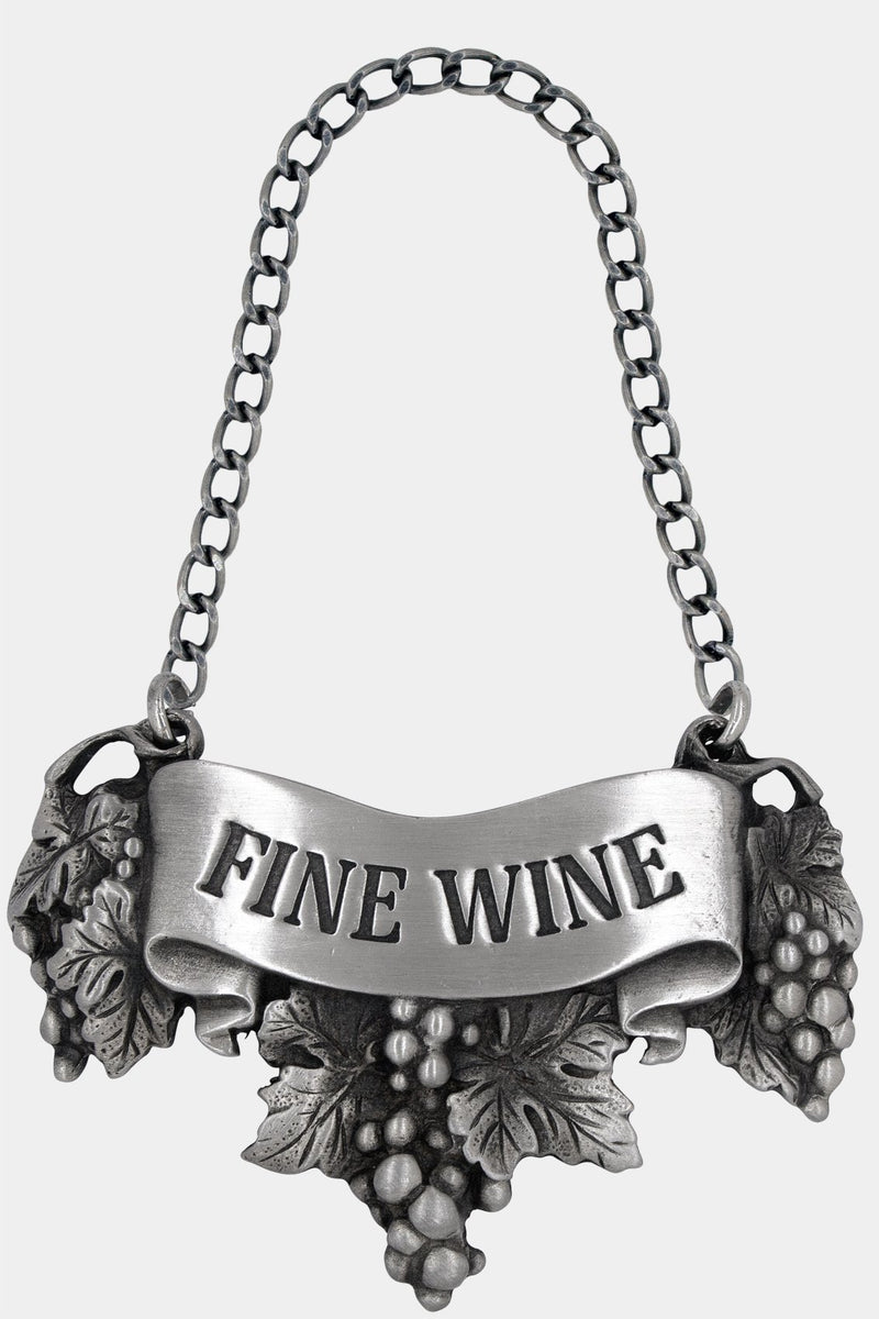 Fine wine Liquor Label with chain