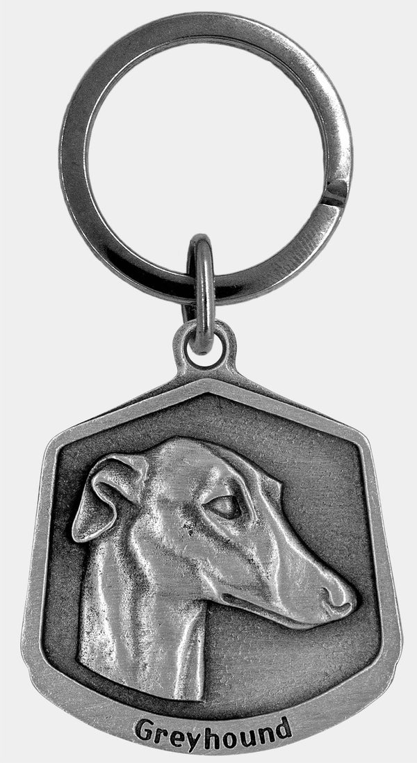 Greyhound Dog Key Chain