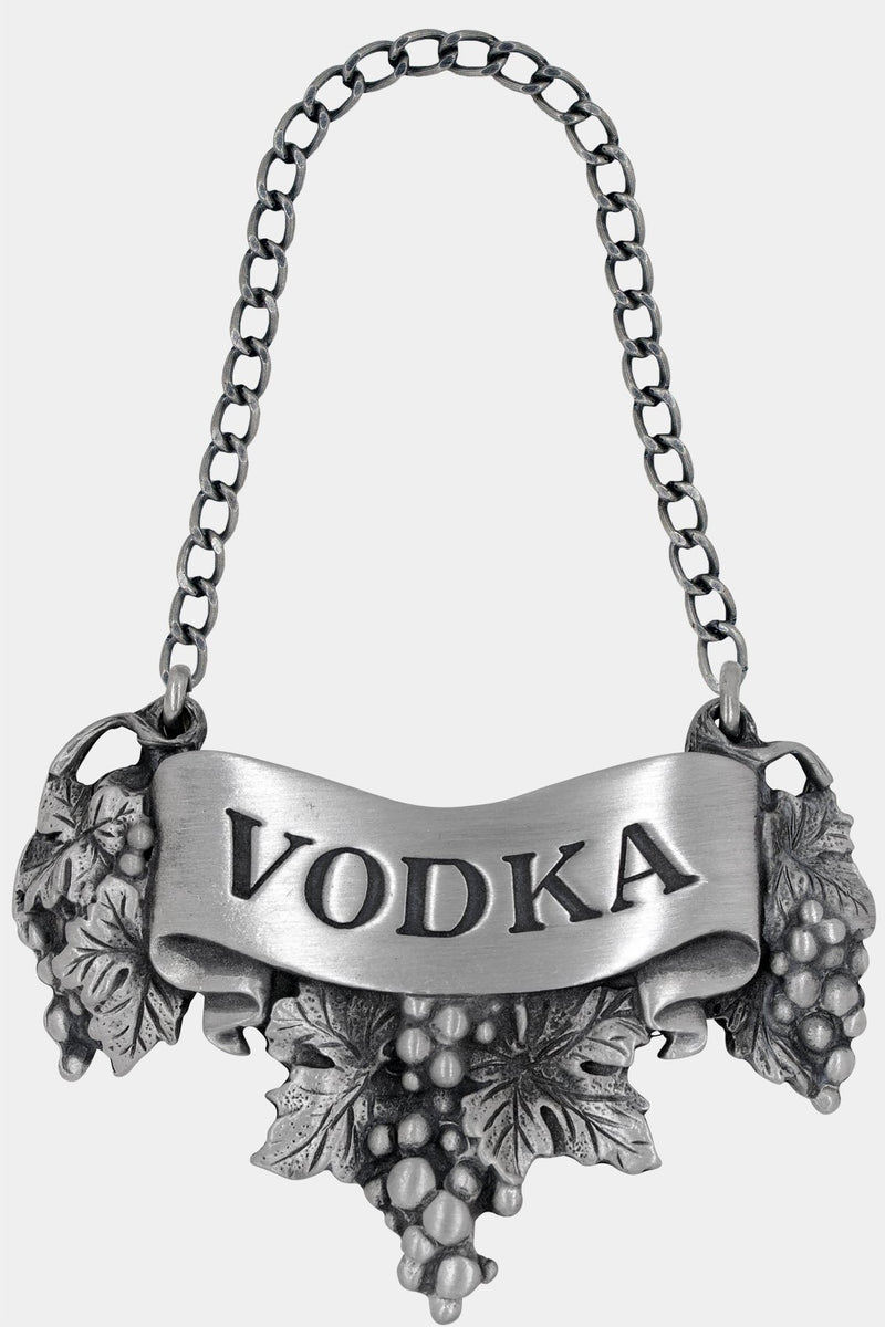 Vodka Liquor Label with chain