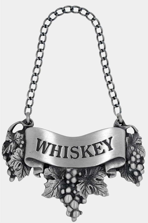 Whiskey Liquor Label with chain